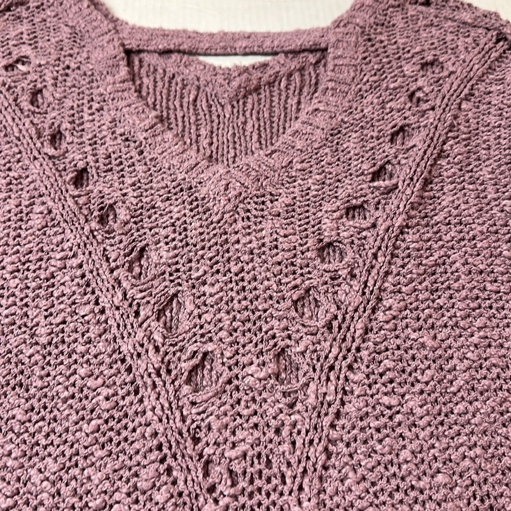 Y2K Hollister Chunky Knit Off Shoulder Sweater | Slouchy Coastal Boho